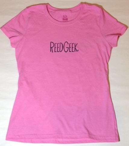 ReedGeek Ladies' Pink Cotton T-shirt